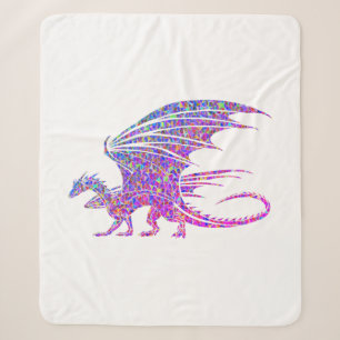 Phantastischer Mosaikdrache Sherpadecke