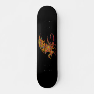 Phantastischer Mosaikdrache Skateboard