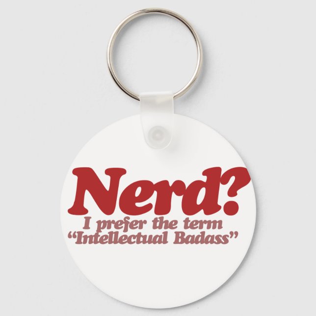 Phantastischer Nerd Spaß Schlüsselanhänger (Vorderseite)