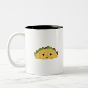 Phantastischer Niedlicher Cartoon Kawaii Taco Zweifarbige Tasse
