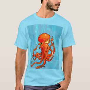 Phantastischer Octopus-Backpack T-Shirt