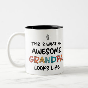 Phantastischer Opa   Witziges Geschenk für Großvat Zweifarbige Tasse