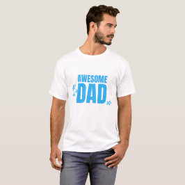 Phantastischer Papa-Blauer Text T-Shirt