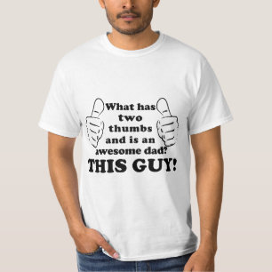 Phantastischer Papa mit Daumen T-Shirt