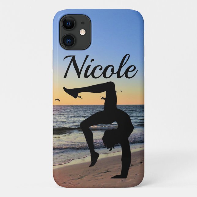 PHANTASTISCHER PERSONALISIERTER GYMNASTICS IPHONE- Case-Mate iPhone HÜLLE (Rückseite)