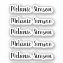 Phantastischer personalisierter Name eines Whimsik