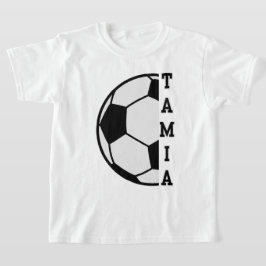 Phantastischer Personalisierter Name Fußball Ball  T-Shirt