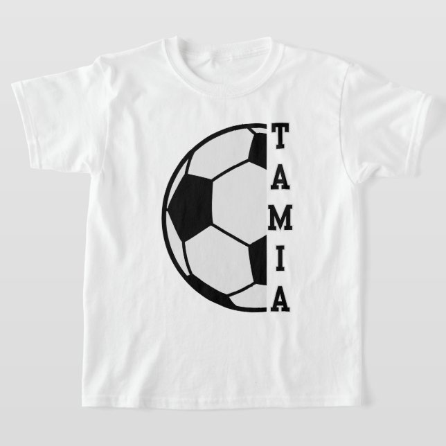 Phantastischer Personalisierter Name Fußball Ball  T-Shirt (Ablage )