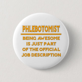 Phantastischer Phlebotomist .. Stellenbeschreibung Button