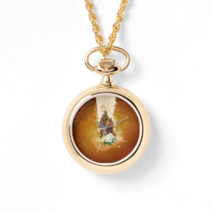 Phantastischer Phönix-Kopf Armbanduhr