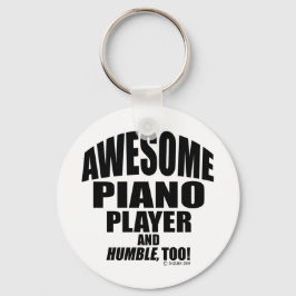Phantastischer Piano-Player Schlüsselanhänger