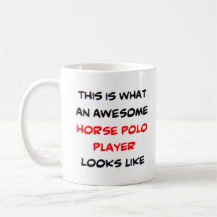phantastischer Polospieler Kaffeetasse