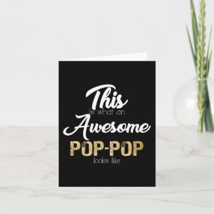 Phantastischer Pop-Pop-Special Opa Karte