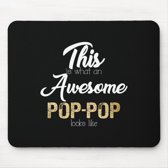 Phantastischer Pop-Pop-Special Opa Mousepad (Vorne)