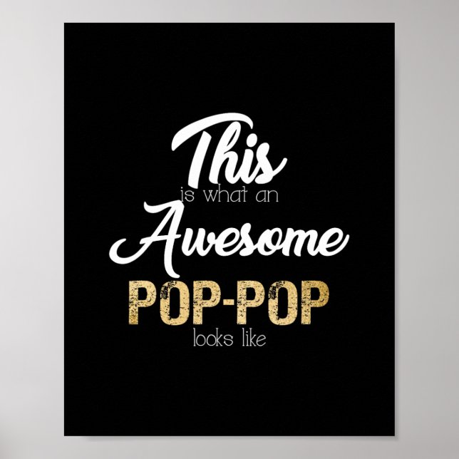 phantastischer Pop-Pop-Special Opa Poster (Vorne)