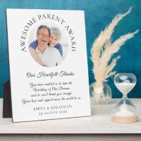 Phantastischer Preis für Eltern Danke Hochzeit