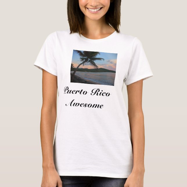 Phantastischer Puerto Rico Beach T - Shirt (Vorderseite)