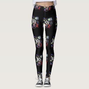 Phantastischer Retro-80er Throwback Leggings