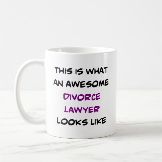 phantastischer Scheidungsanwalt Kaffeetasse (Links)