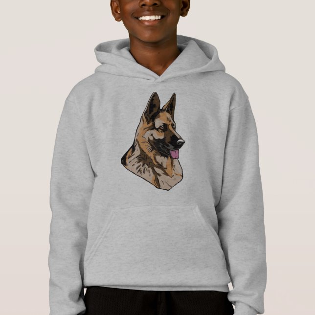 Phantastischer Schutzhund Hoodie (Vorderseite)