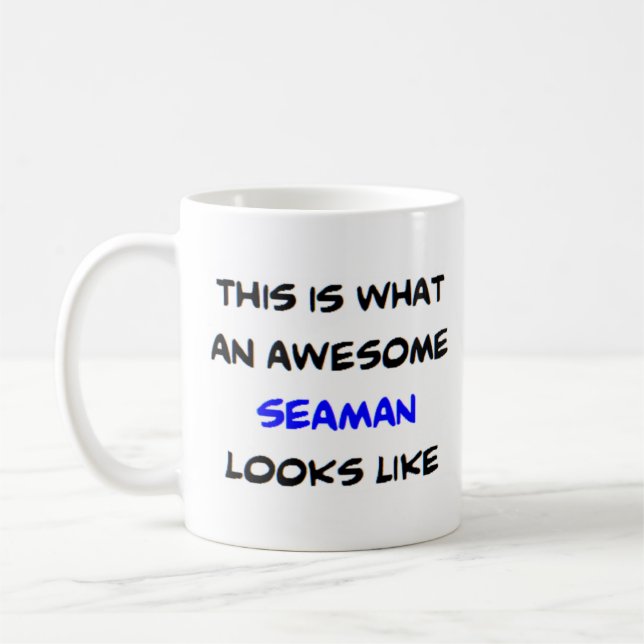 phantastischer Seemann Kaffeetasse (Links)
