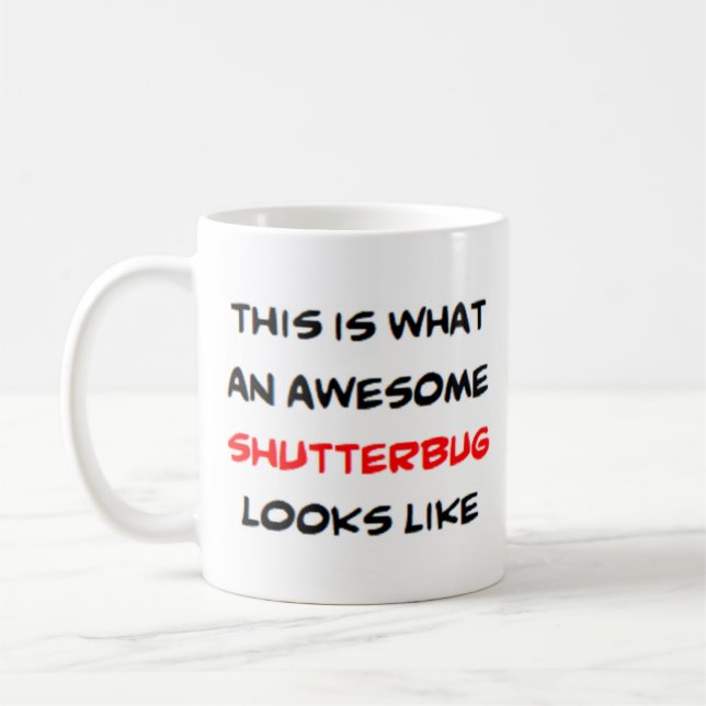 phantastischer Shutterbug Kaffeetasse (Links)