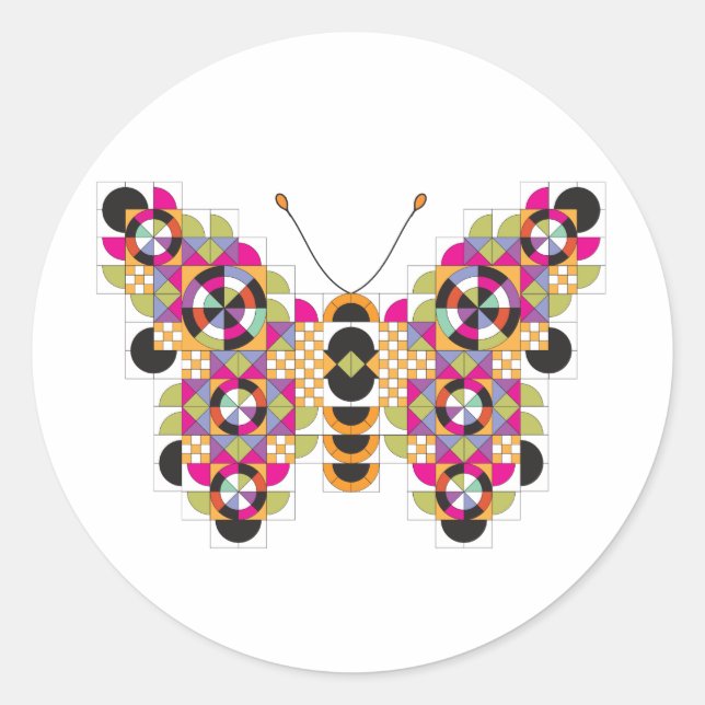 Phantastischer Sticker für Monarch Butterfly-Stech (Vorderseite)