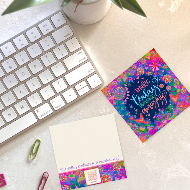 Phantastischer Tageskurs Spaß Herzklopfkarte Quadratische Visitenkarte (Von Creator hochgeladen)