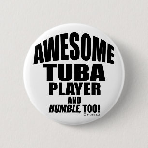 Phantastischer Tuba-Player Button