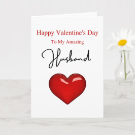 Phantastischer Valentinstag Karte