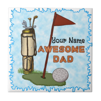 Phantastischer Vater Golf Fliese
