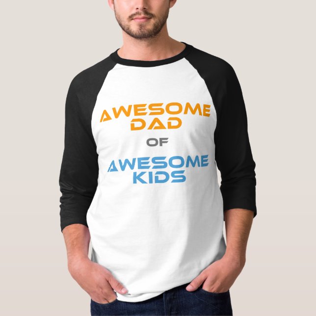 Phantastischer Vater Phantastischer Kinder T-Shirt (Vorderseite)