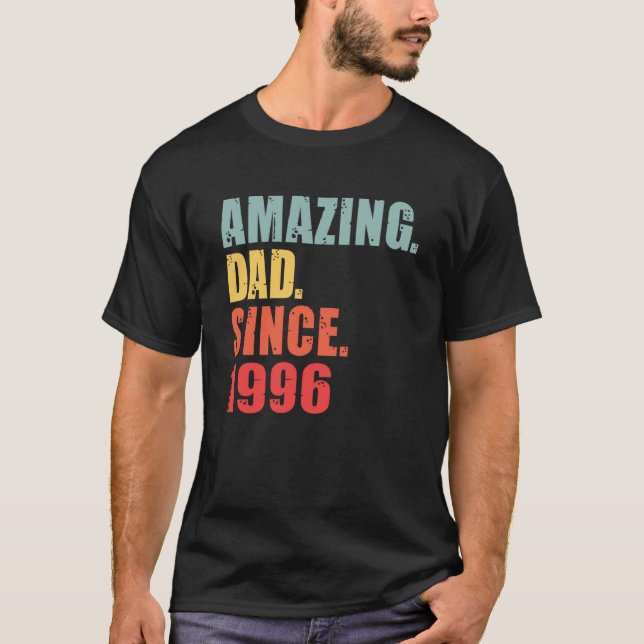 phantastischer Vater seit 1996 T-Shirt (Vorderseite)