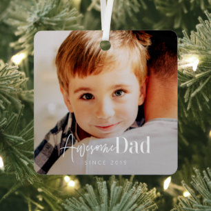 Phantastischer Vater Seit 20XX Modernes, einfaches Ornament Aus Metall