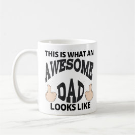 Phantastischer Vater So sieht ein Vater aus Kaffeetasse