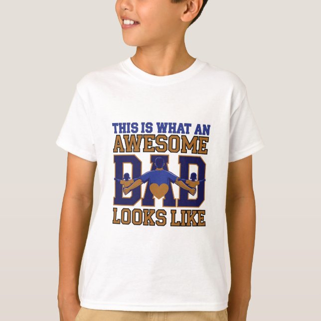 PHANTASTISCHER VATER So sieht ein Vater aus wie ME T-Shirt (Vorderseite)