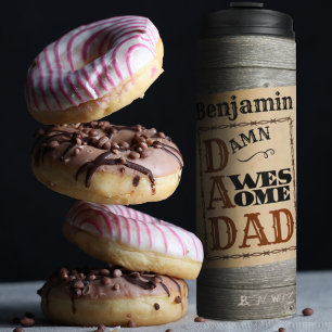 Phantastischer Vater Western ThemenIndividuelle Na Thermosbecher