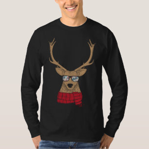 Phantastischer Weihnachtsmann mit Cooler Brille T-Shirt