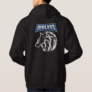 Phantastischer Wolf-Design zurück und vorne für ih Hoodie