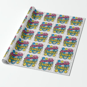 Phantastischer Zahnarztdanke Geschenkpapier