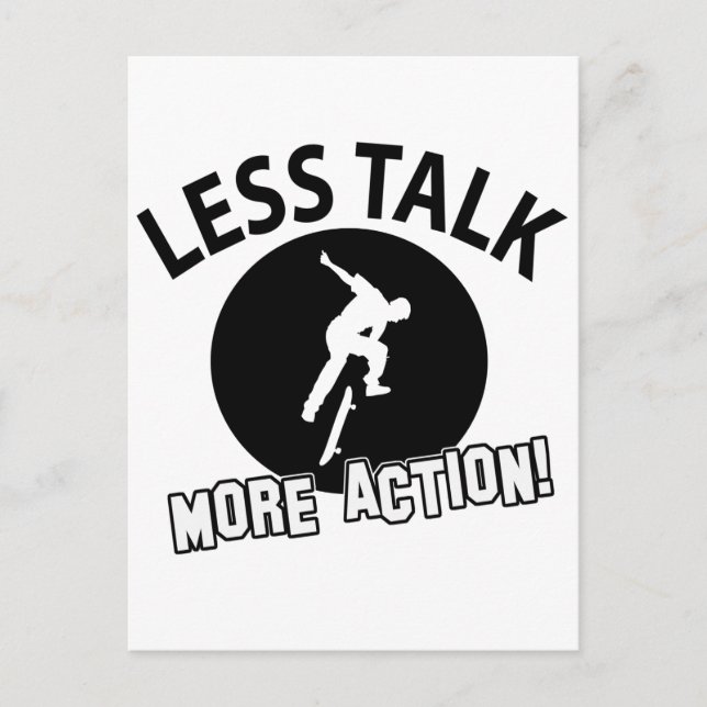 phantastischere Skate Postkarte (Vorderseite)