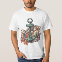 Phantastisches Anchor Comic Style Maritime Adventu