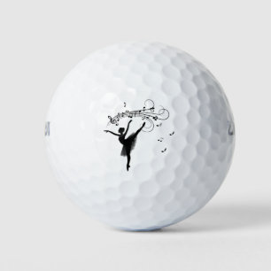Phantastisches Ballerina-Tanzen mit Musik Golfball
