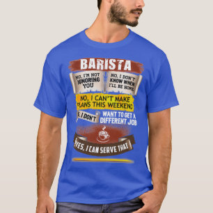 Phantastisches Barista kann das beheben T-Shirt