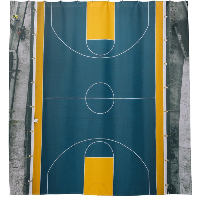 Phantastisches Basketballdesign Duschvorhang (Vorderseite)
