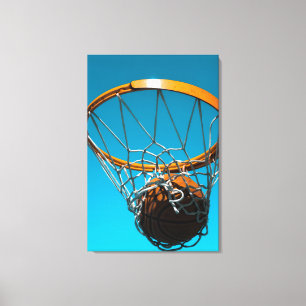 Phantastisches Basketballdesign Leinwanddruck