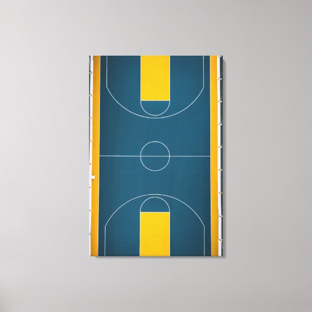 Phantastisches Basketballdesign Leinwanddruck (Vorderseite)