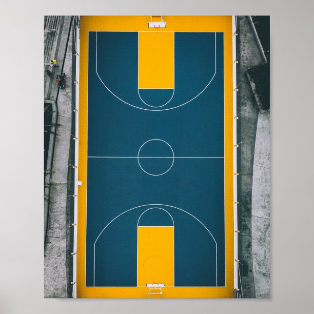 Phantastisches Basketballdesign Poster (Vorne)