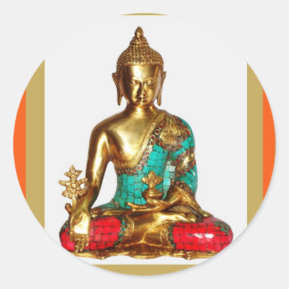 PHANTASTISCHES BUDDHA für Ihre ZUHAUSE Runder Aufkleber