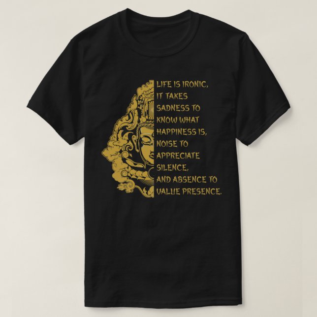 Phantastisches Buddhismus-Design mit Buddha Zen-An T-Shirt (Design vorne)